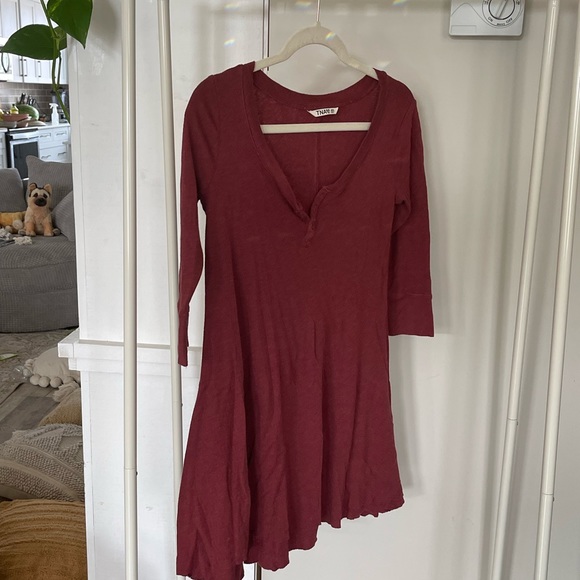 TNA Flowy ribbed dress XXS - Picture 1 of 3
